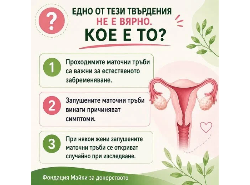 Игра #Информация на фондация „Майки за донорството“